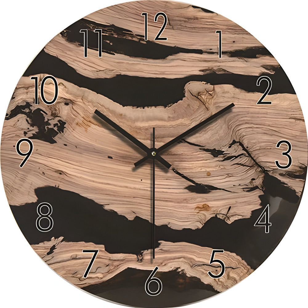 Arista - Elegant minimalist wooden wall clock for a modern look
