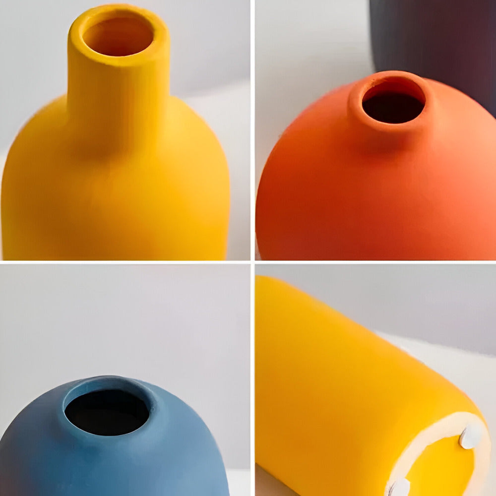 Astraelle - Elegant Scandinavian Ceramic Vase in Minimalist Style for a Modern Atmosphere