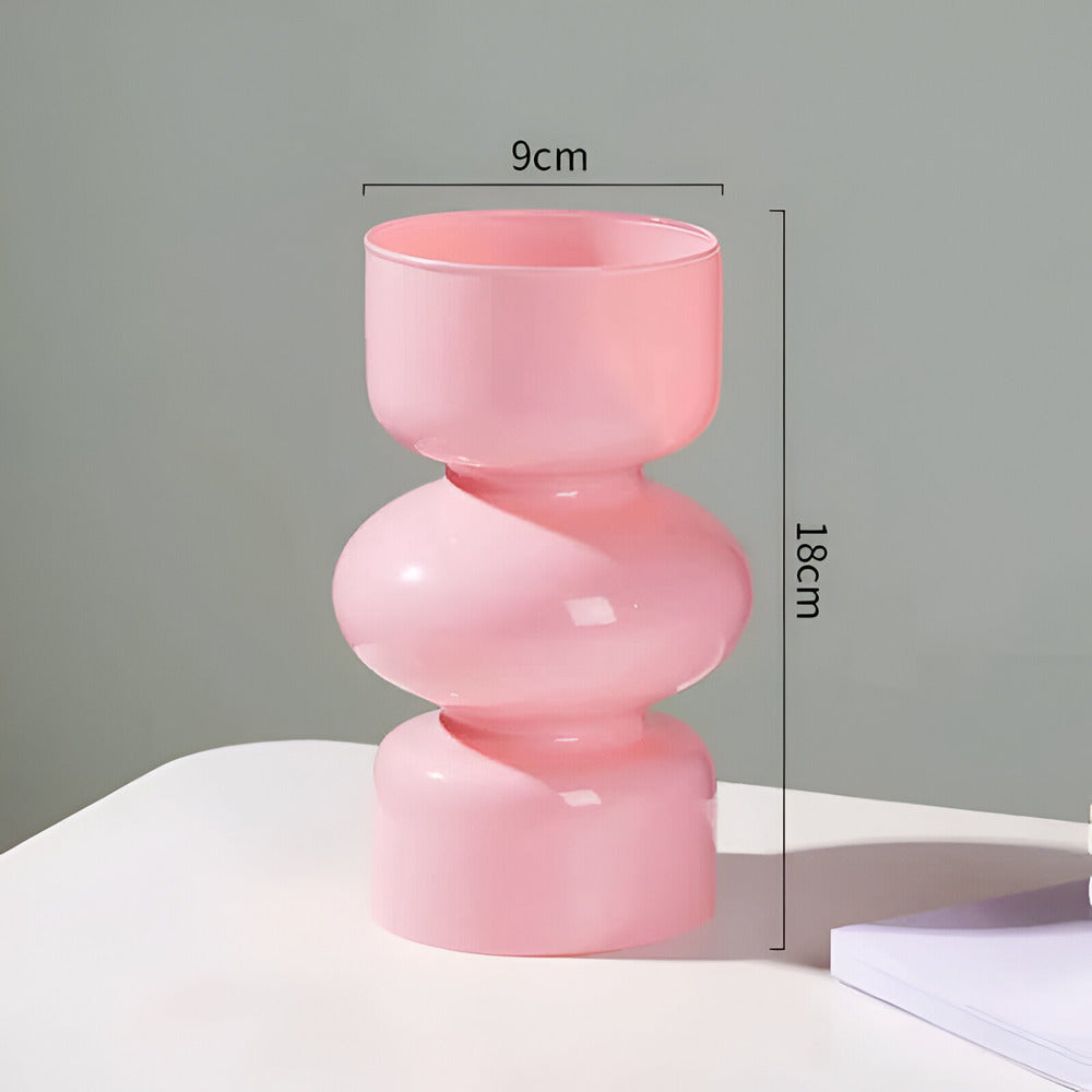 Elirona - Stylish Scandinavian Glass Vase in Various Beautiful Colors
