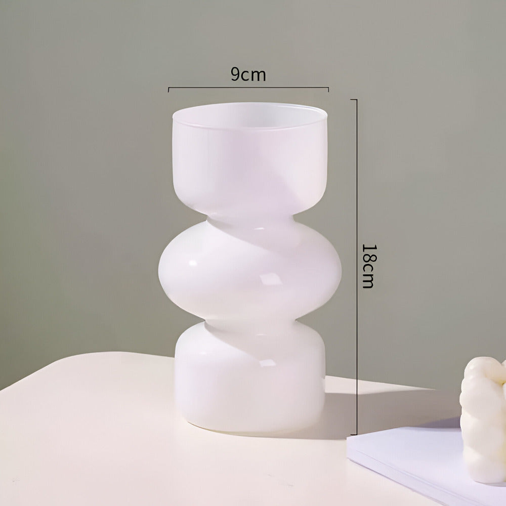 Elirona - Stylish Scandinavian Glass Vase in Various Beautiful Colors