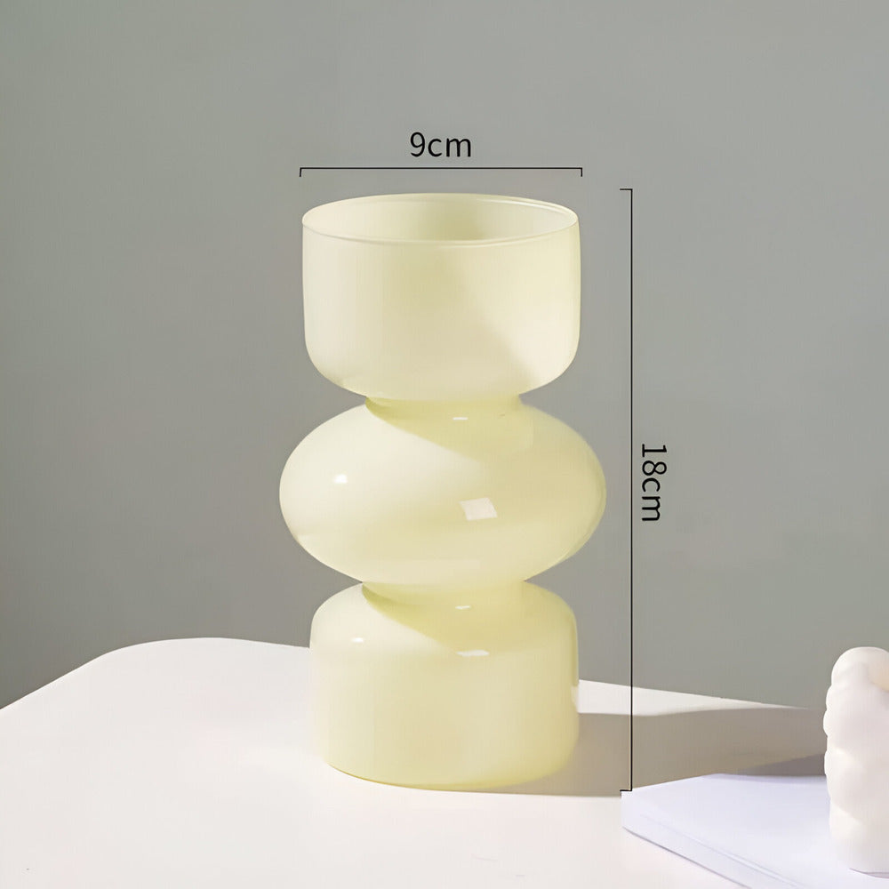 Elirona - Stylish Scandinavian Glass Vase in Various Beautiful Colors