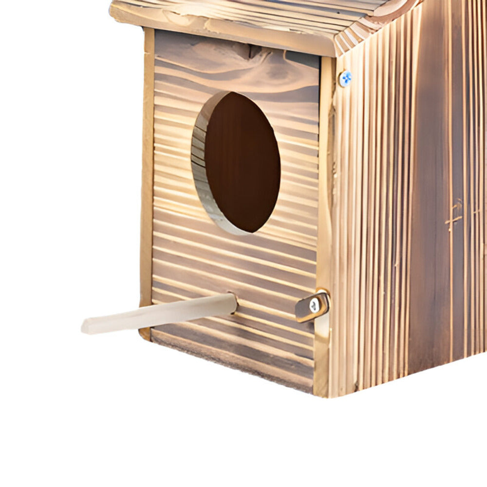 Virella - Sustainable Weatherproof Wooden Birdhouse for Your Garden