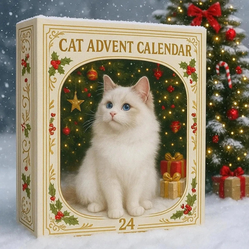 KittyTreat - Fun Cat Lover Countdown Calendar with Entertaining Toys