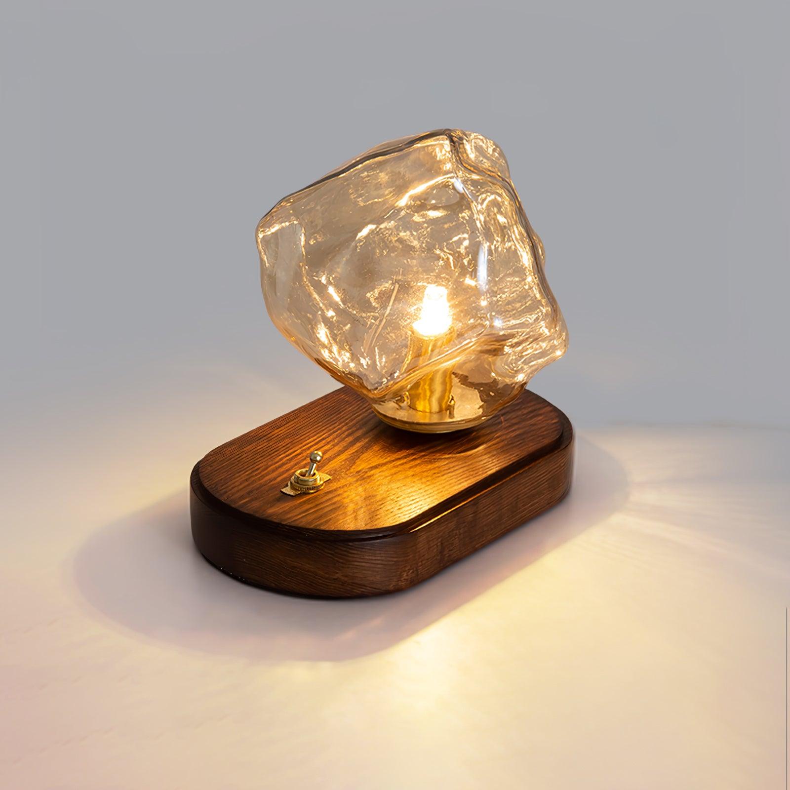 Elegant Iceberg Glass Table Lamp for Stylish Lighting