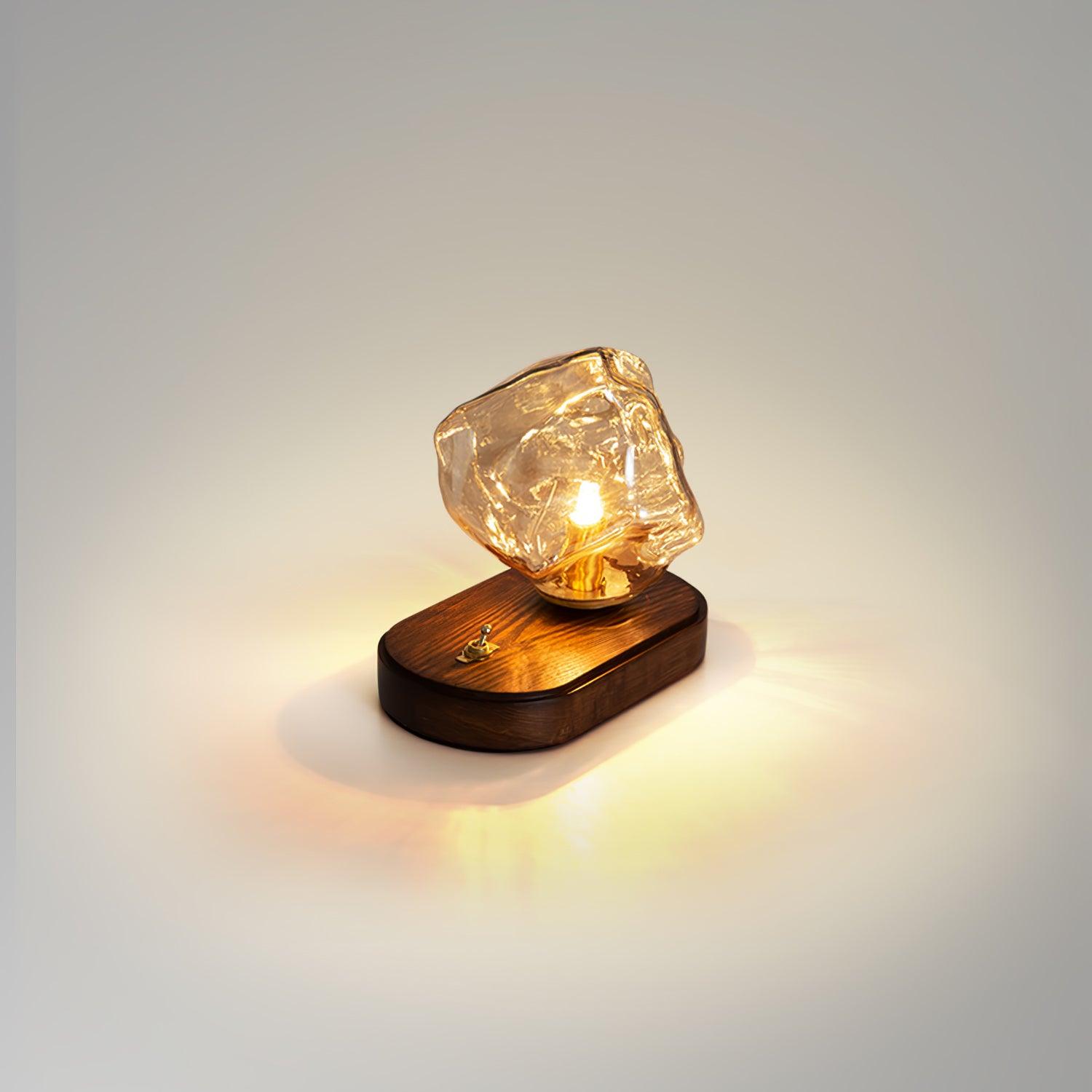 Elegant Iceberg Glass Table Lamp for Stylish Lighting
