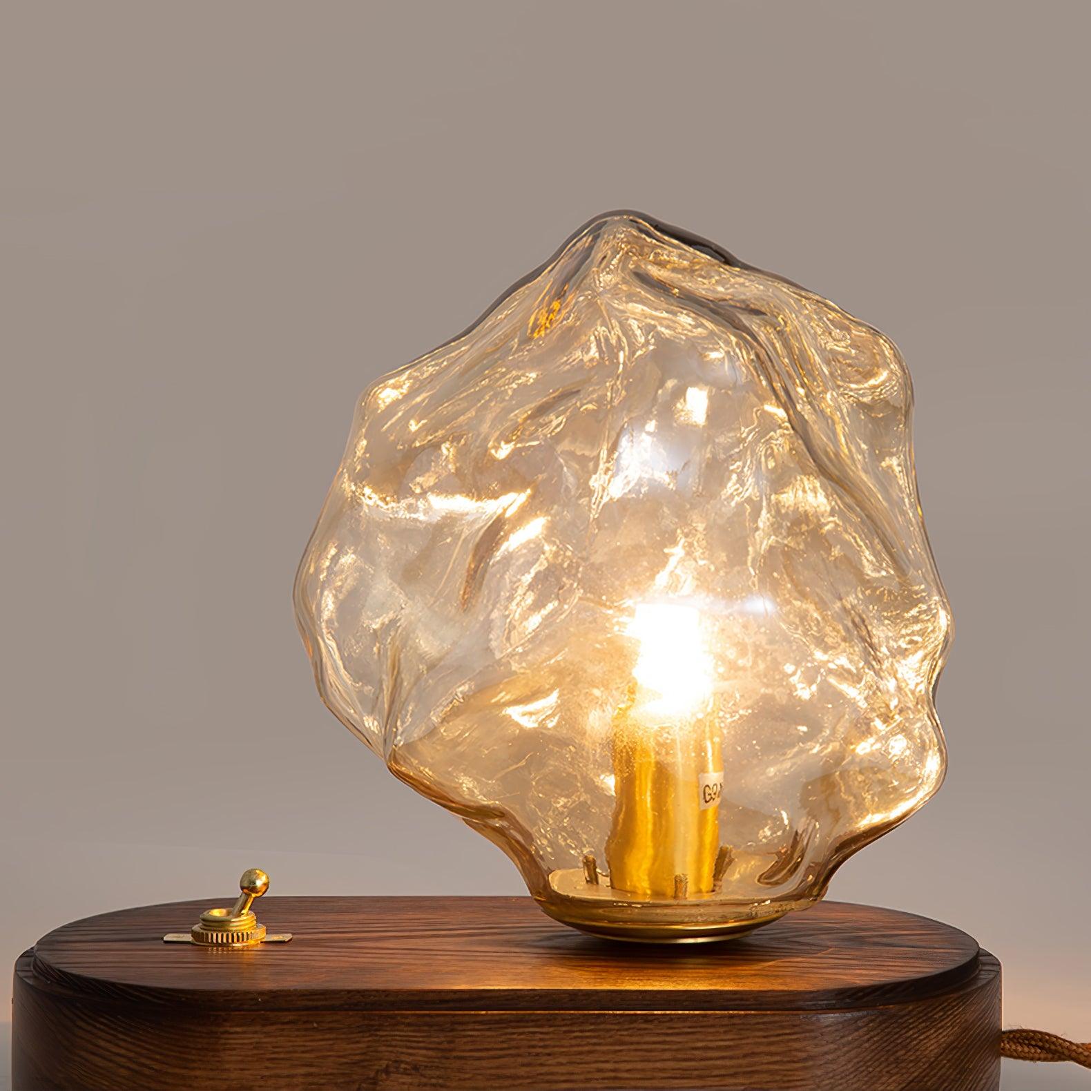 Elegant Iceberg Glass Table Lamp for Stylish Lighting