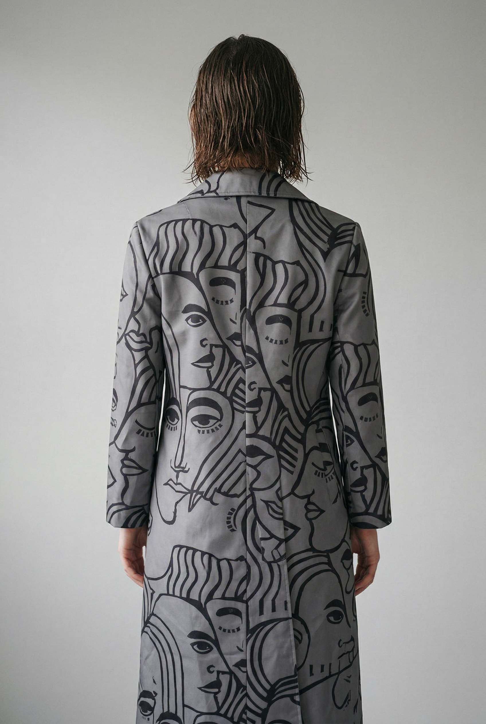 Linda Oversized Plaid Coat