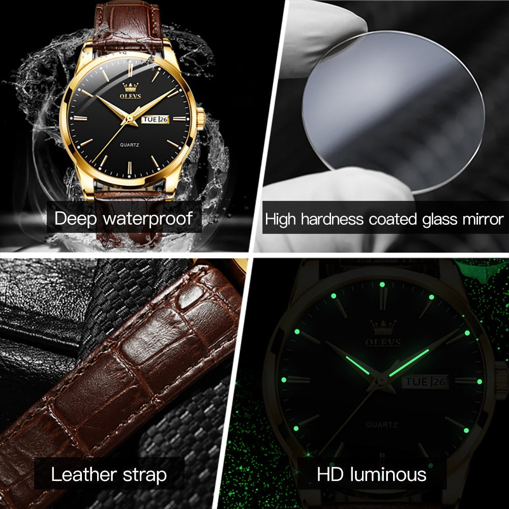 Luxury Business Leather Watch for a Elegant and Stylish Appearance