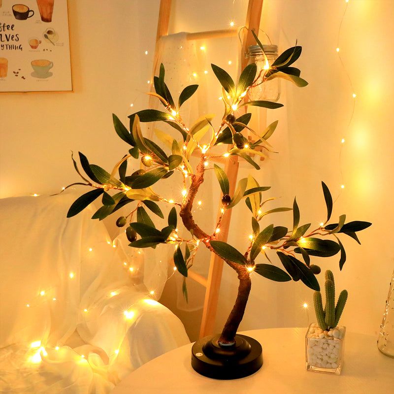 Elegant LED Table Lamp in Stylish Tree Design for Cozy Lighting
