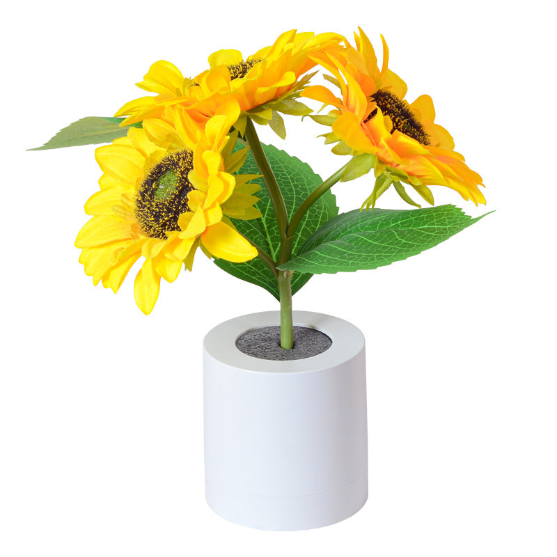 Joyful Sunflower Lamp with Sparkling Shine