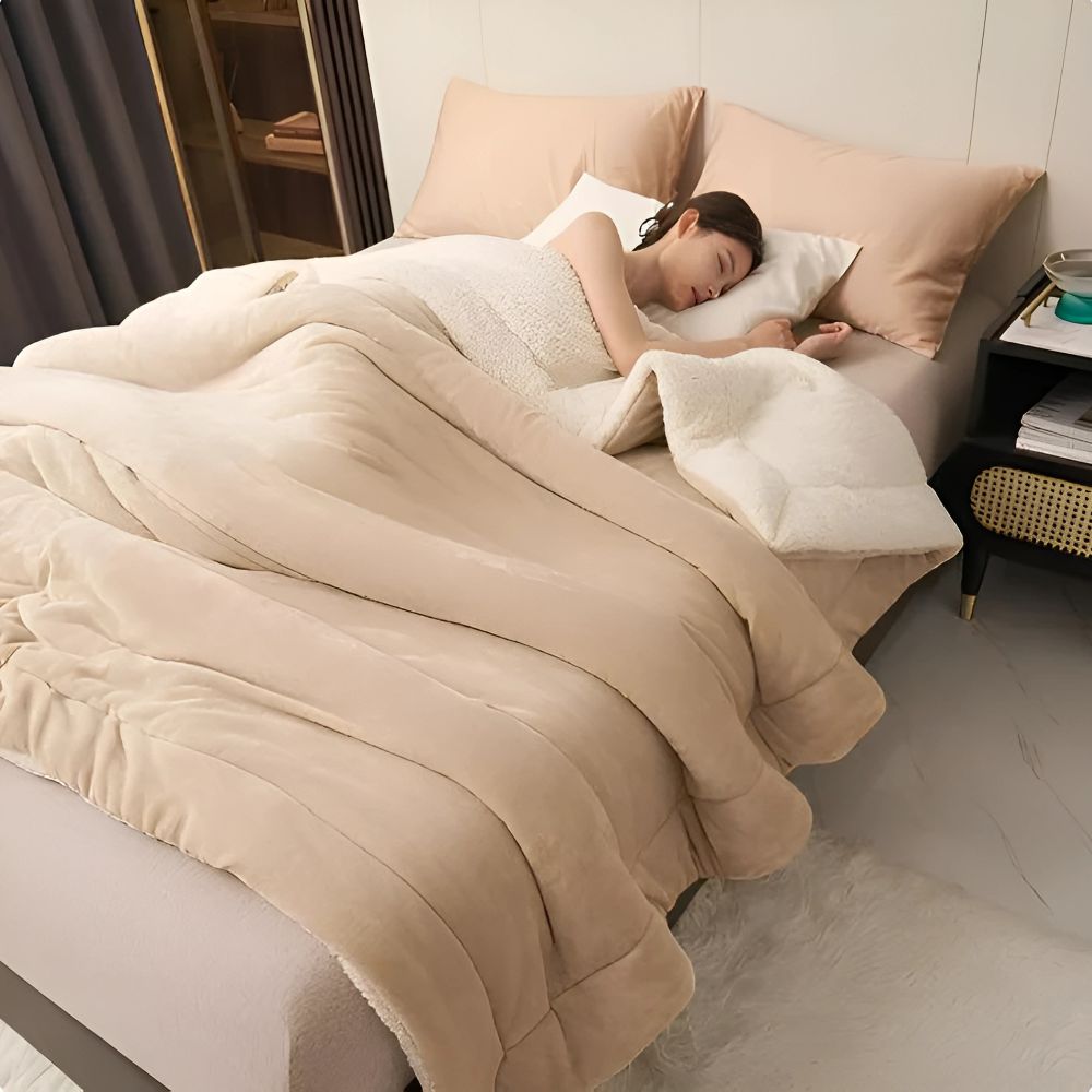 Luxurious Fleece Blanket - Soft and Warm Throw for Ultimate Comfort in Living Room and Bedroom