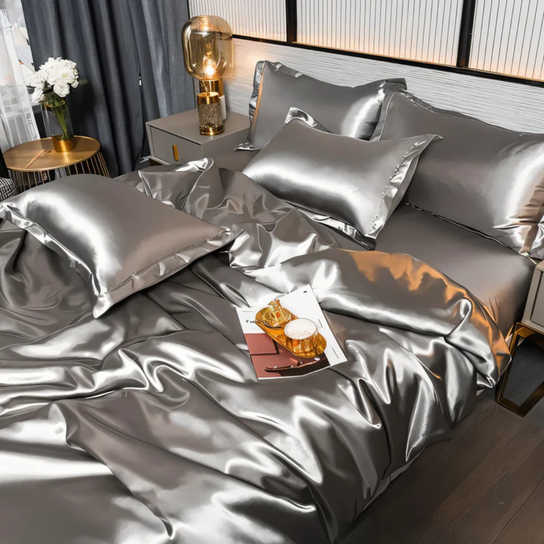 Luxurious Silky Bed Linens | Breathable, Soft & Elegant Comfort for the Bedroom
