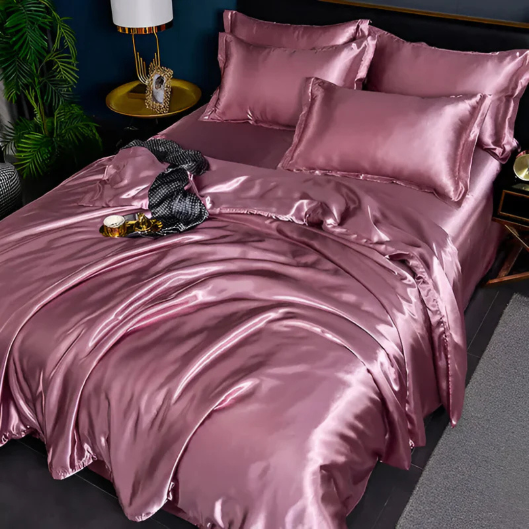 Luxurious Silky Bed Linens | Breathable, Soft & Elegant Comfort for the Bedroom