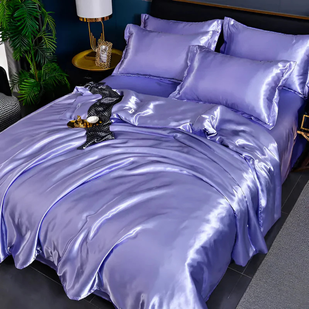 Luxurious Silky Bed Linens | Breathable, Soft & Elegant Comfort for the Bedroom