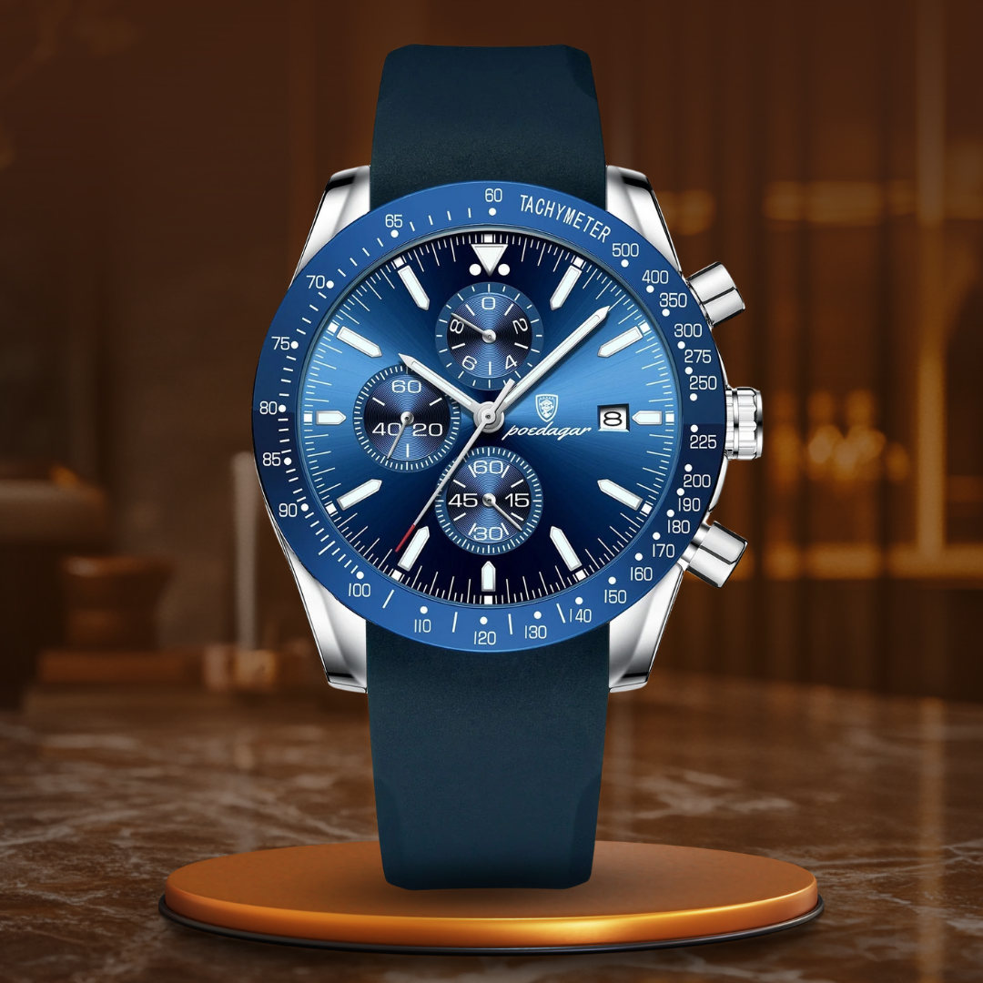 Luminous and Elegant Date Chronograph Watch