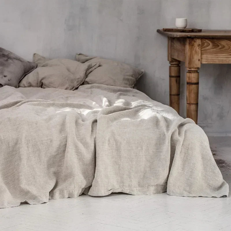 Linen Duvet Cover - Luxurious Breathable and Durable Bedding for Ultimate Comfort