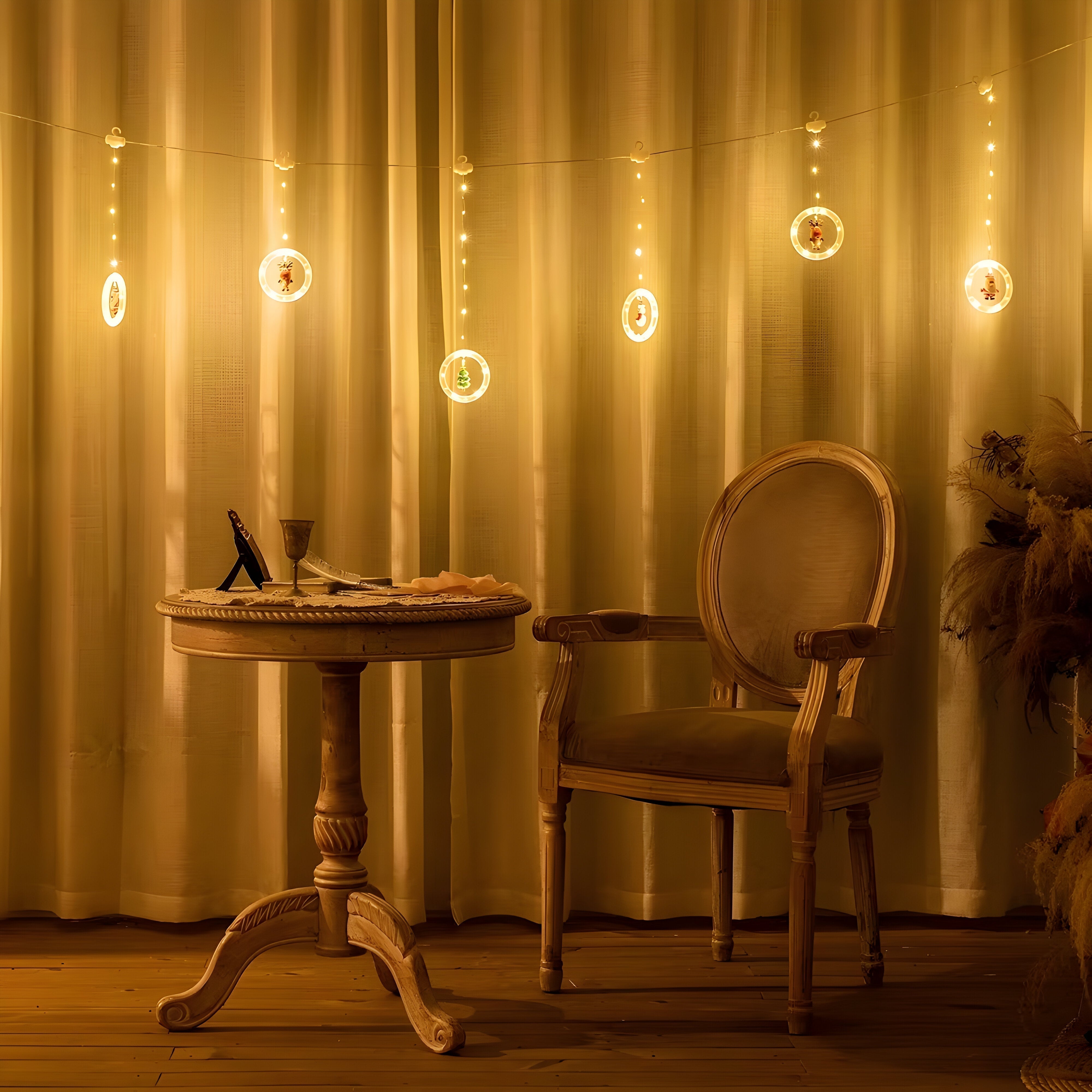 Santa | LED Christmas Lights - Create a festive holiday atmosphere with shimmering lights