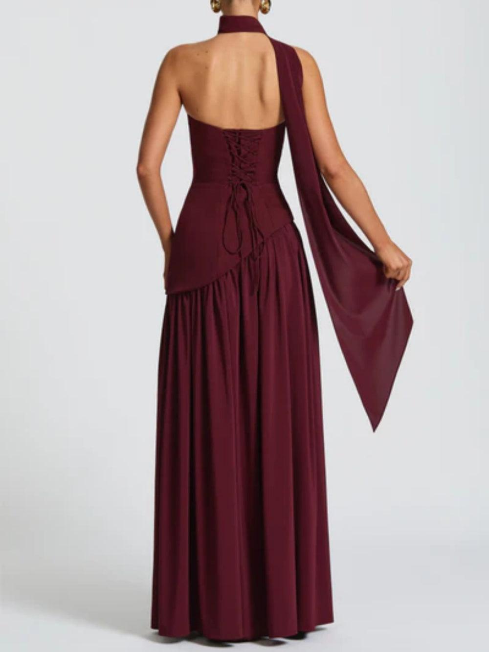 Elegant Maliyah Maxi Dress - Cherry Red for a Stylish Look