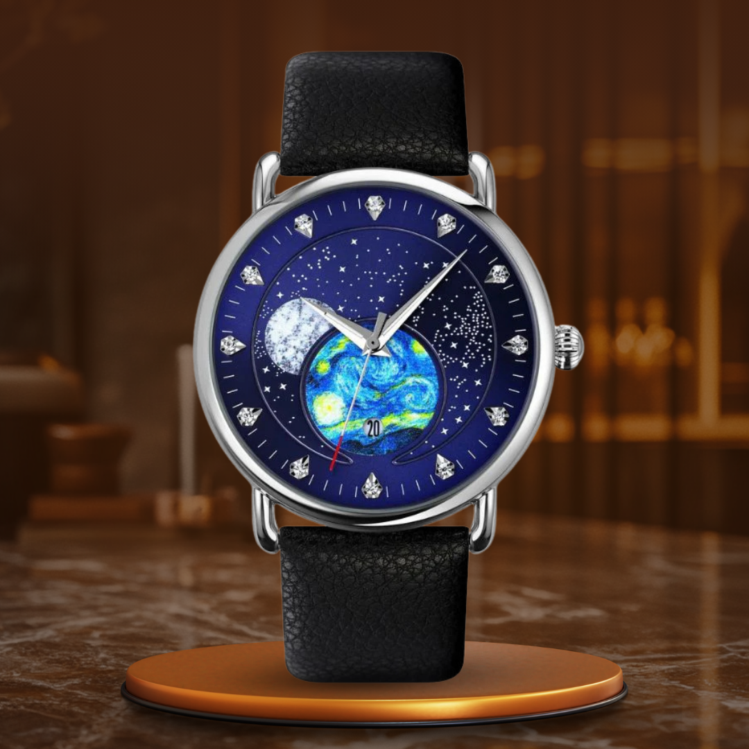 Elegant and Sophisticated Lunar Shine Mechanical Watch