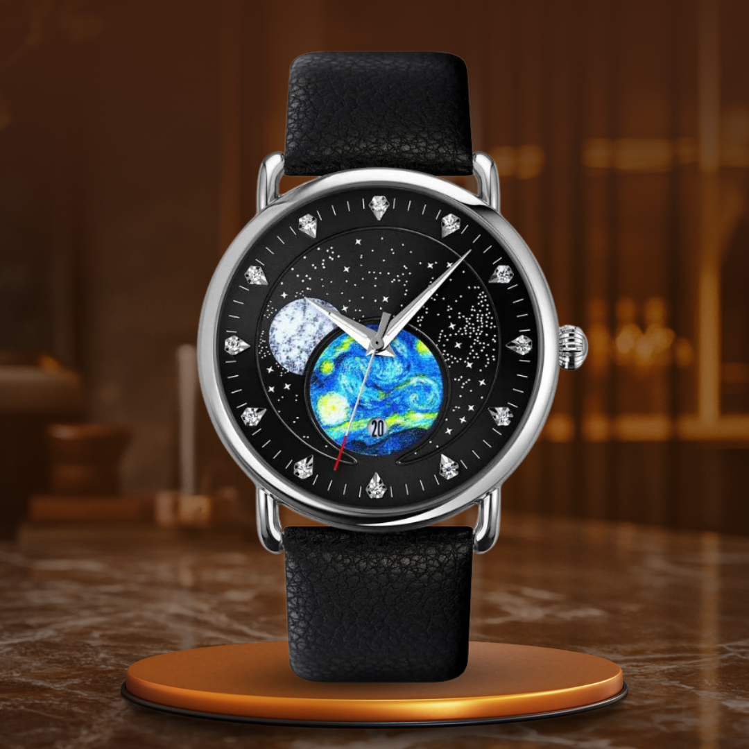 Elegant and Sophisticated Lunar Shine Mechanical Watch