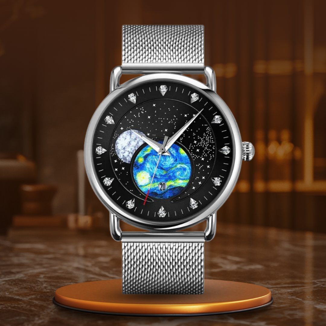 Elegant and Sophisticated Lunar Shine Mechanical Watch