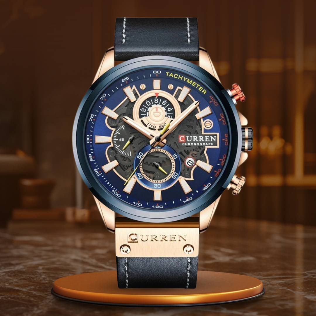 Multifunction Quartz Watch with Built-in Calendar for Versatility and Elegant Style