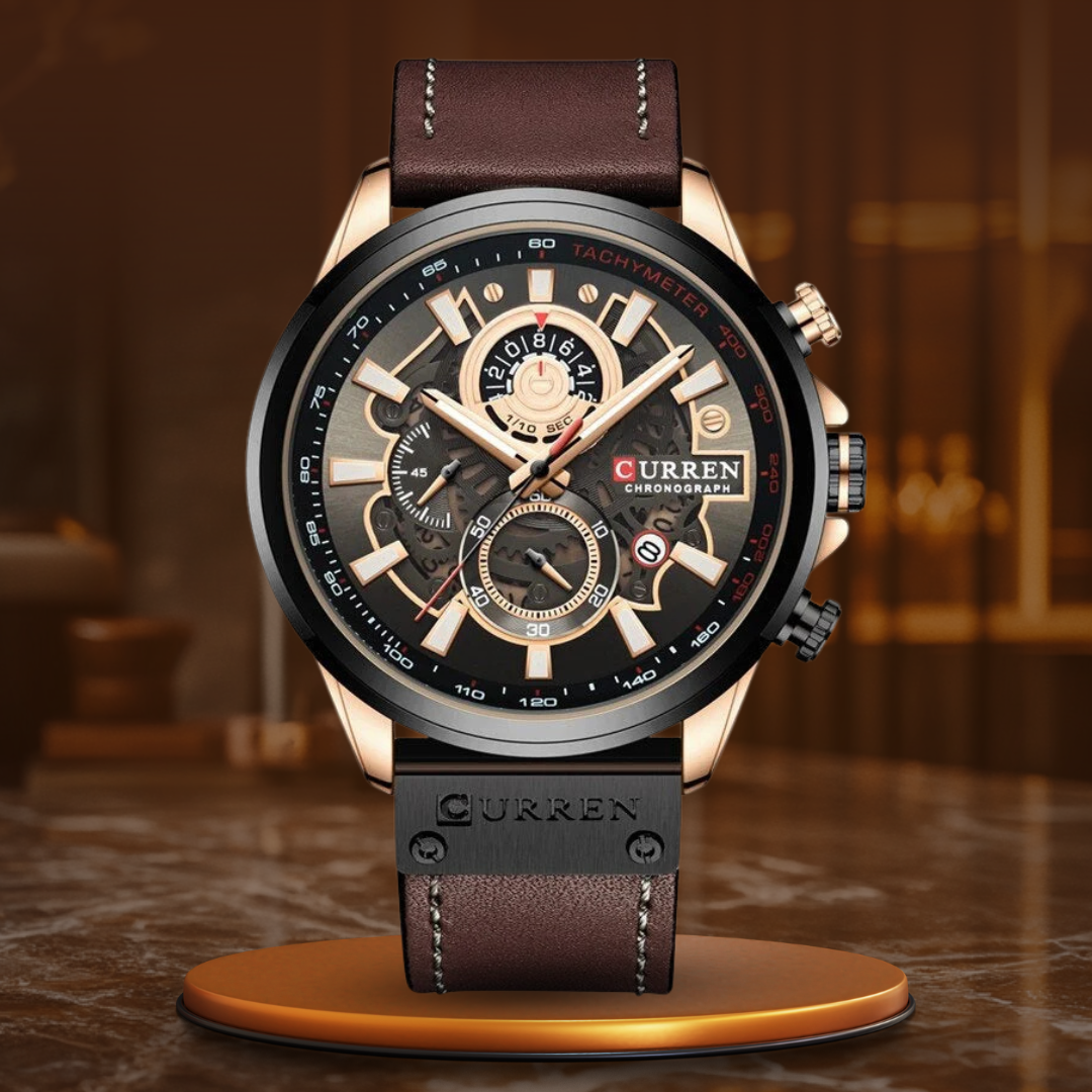 Multifunction Quartz Watch with Built-in Calendar for Versatility and Elegant Style