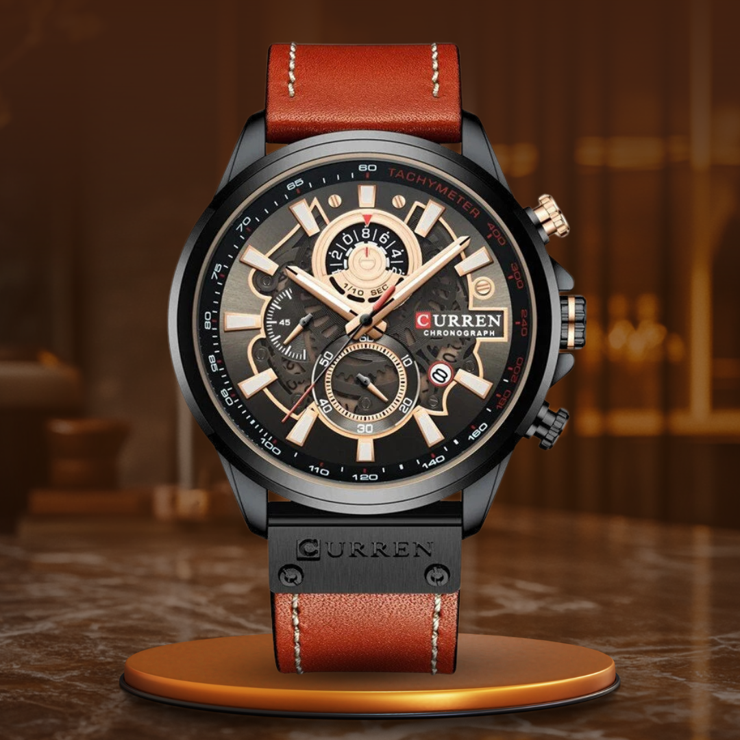 Multifunction Quartz Watch with Built-in Calendar for Versatility and Elegant Style