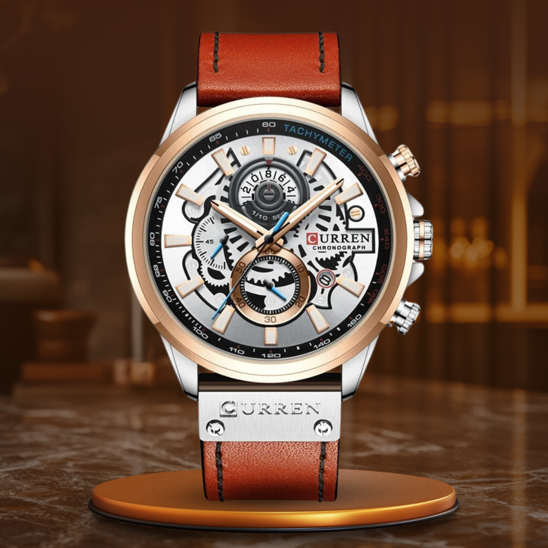 Multifunction Quartz Watch with Built-in Calendar for Versatility and Elegant Style