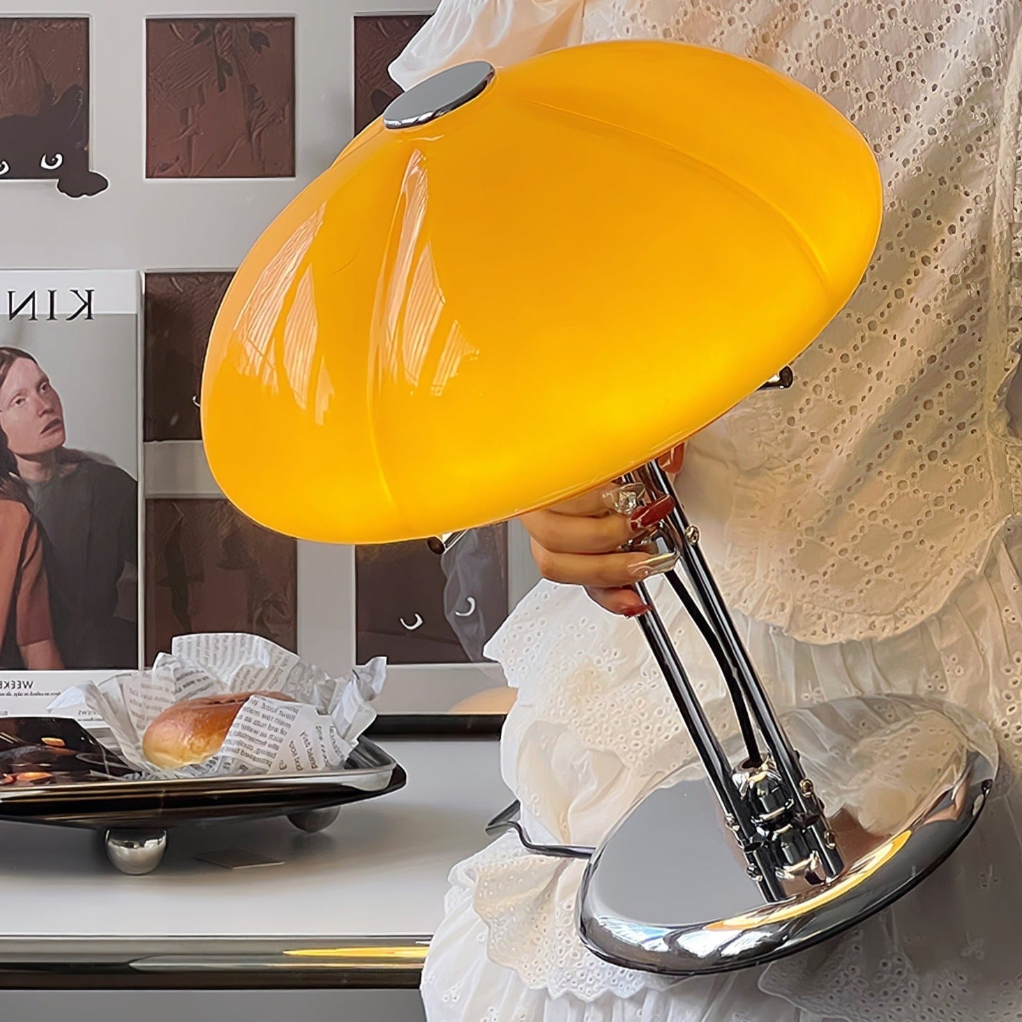 Modern Mushroom Bauhaus Table Lamp for Stylish Interior Design