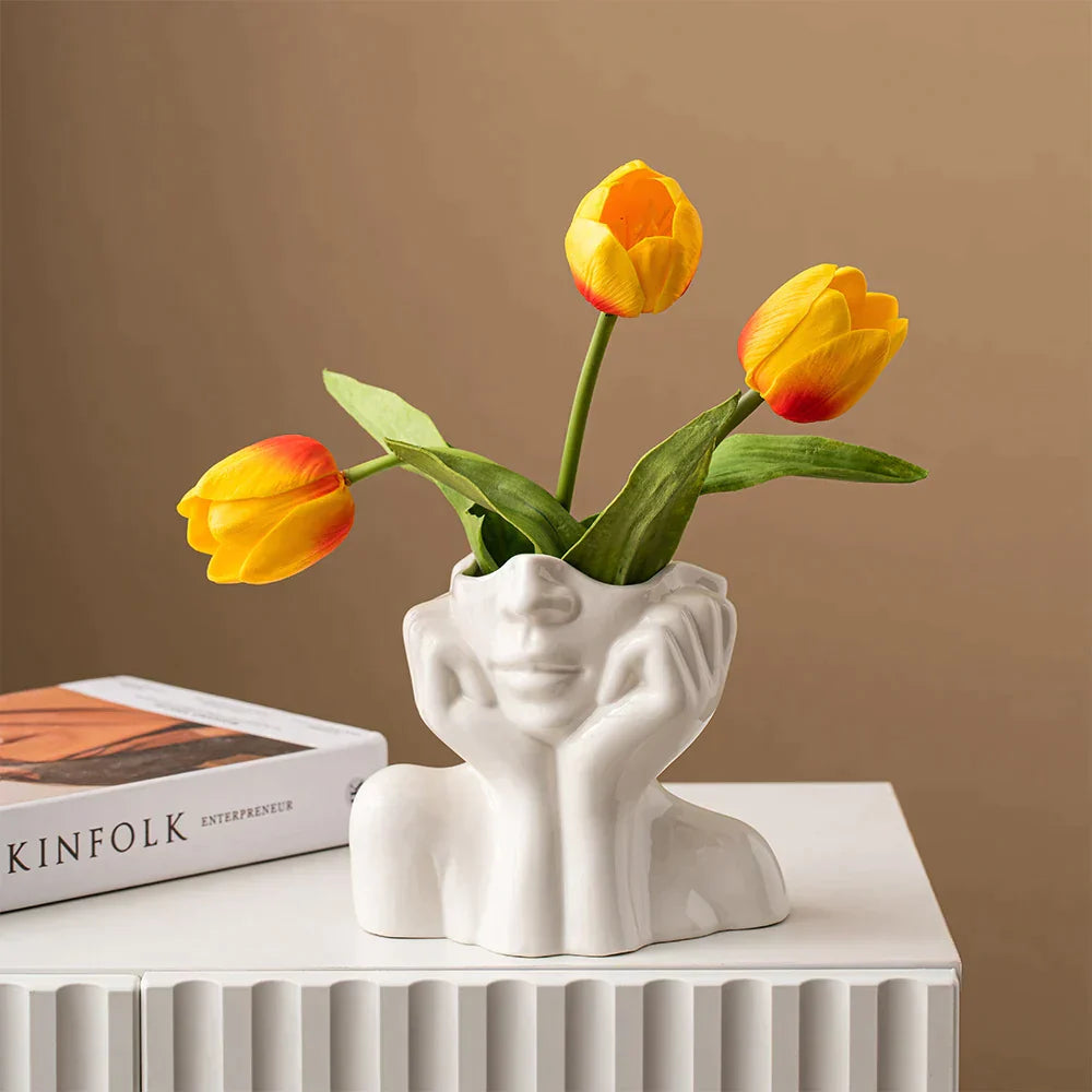 Unique and modern ceramic vases