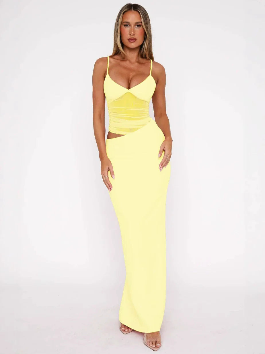 Nourhi Maxi Dress - Effortless Elegance in a Flowy Silhouette