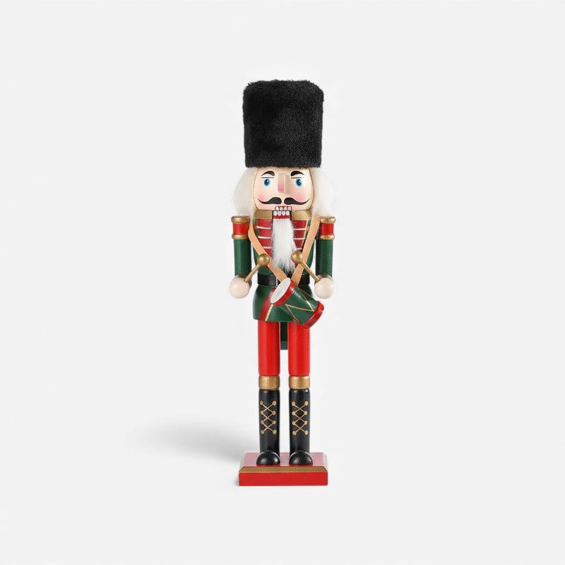 CheerSoldier - Charming Nutcracker Soldier Figure for Elegant Home Decor