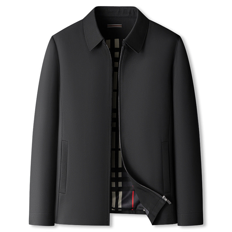 Adolfo Conti Elegant Structured Windbreaker Jacket