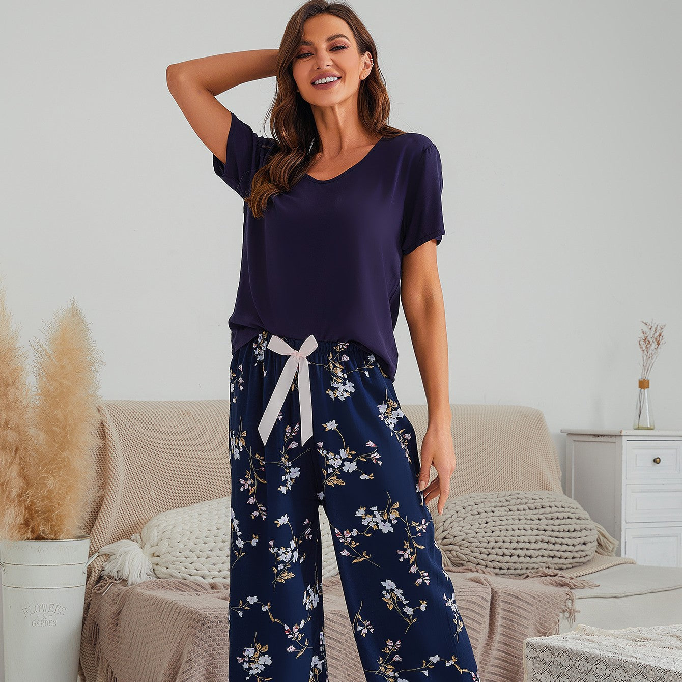Summer Crêpe Cotton Loungewear Set