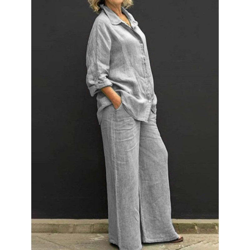 Loose Shirt and Pants for a Comfortable and Elegant Style