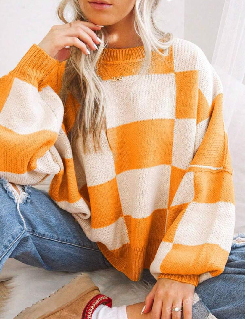 Cozy Casual Loose-Fit Long-Sleeve Sweater