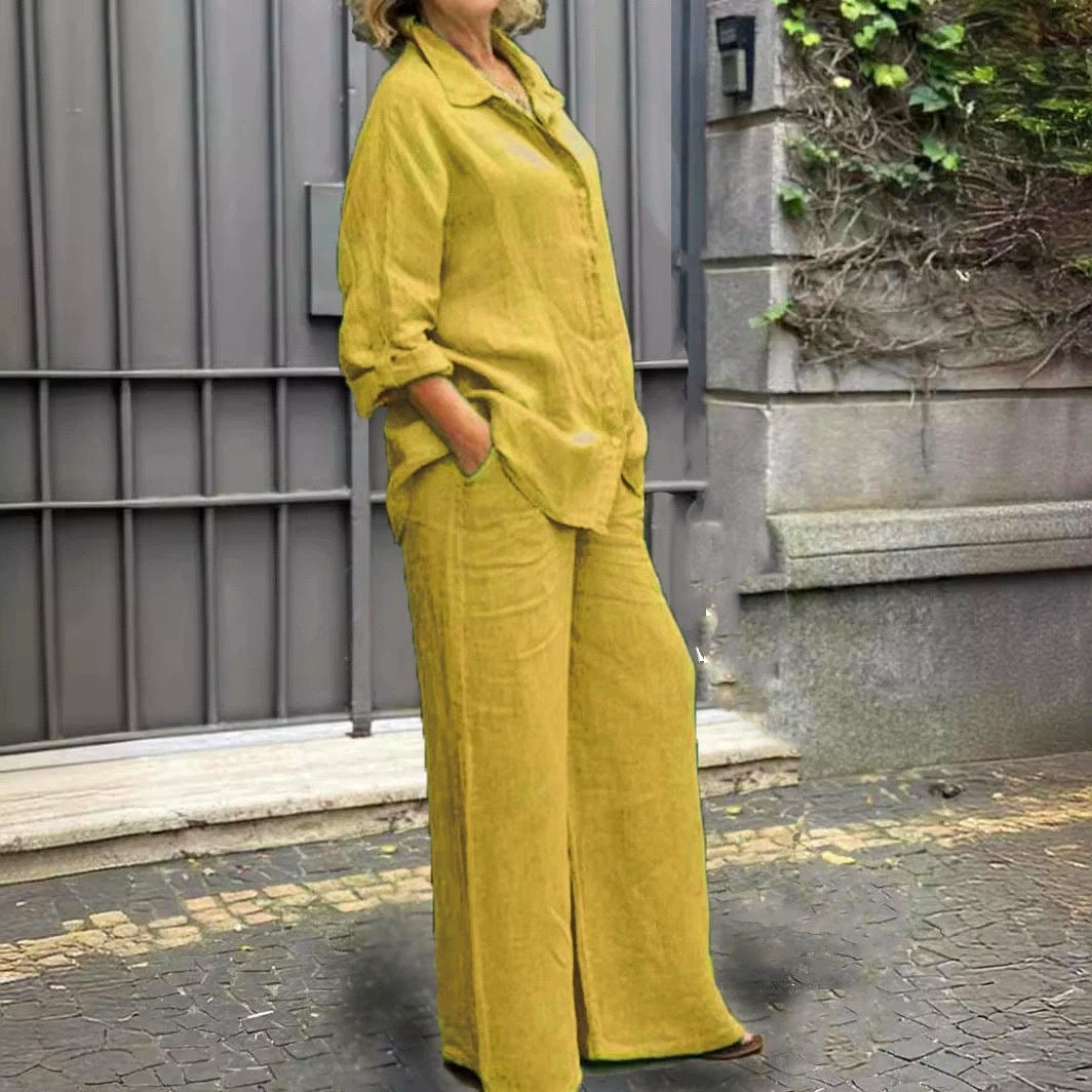 Loose Shirt and Pants for a Comfortable and Elegant Style