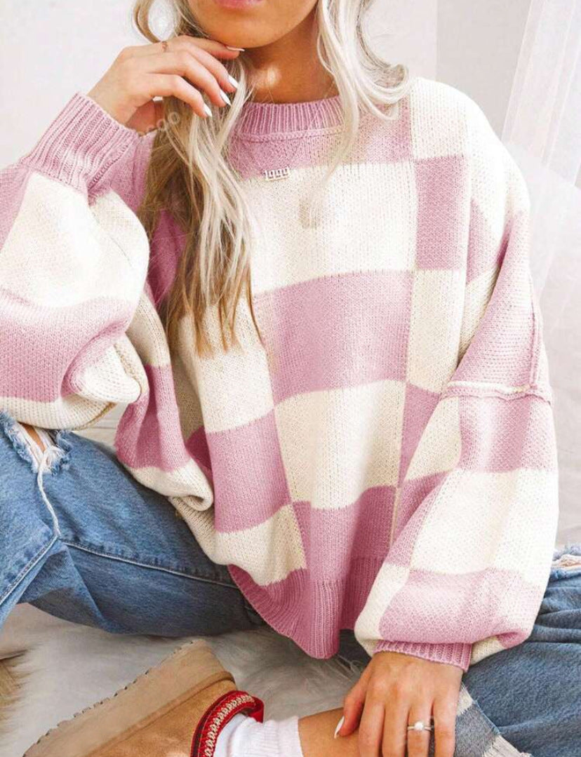 Cozy Casual Loose-Fit Long-Sleeve Sweater