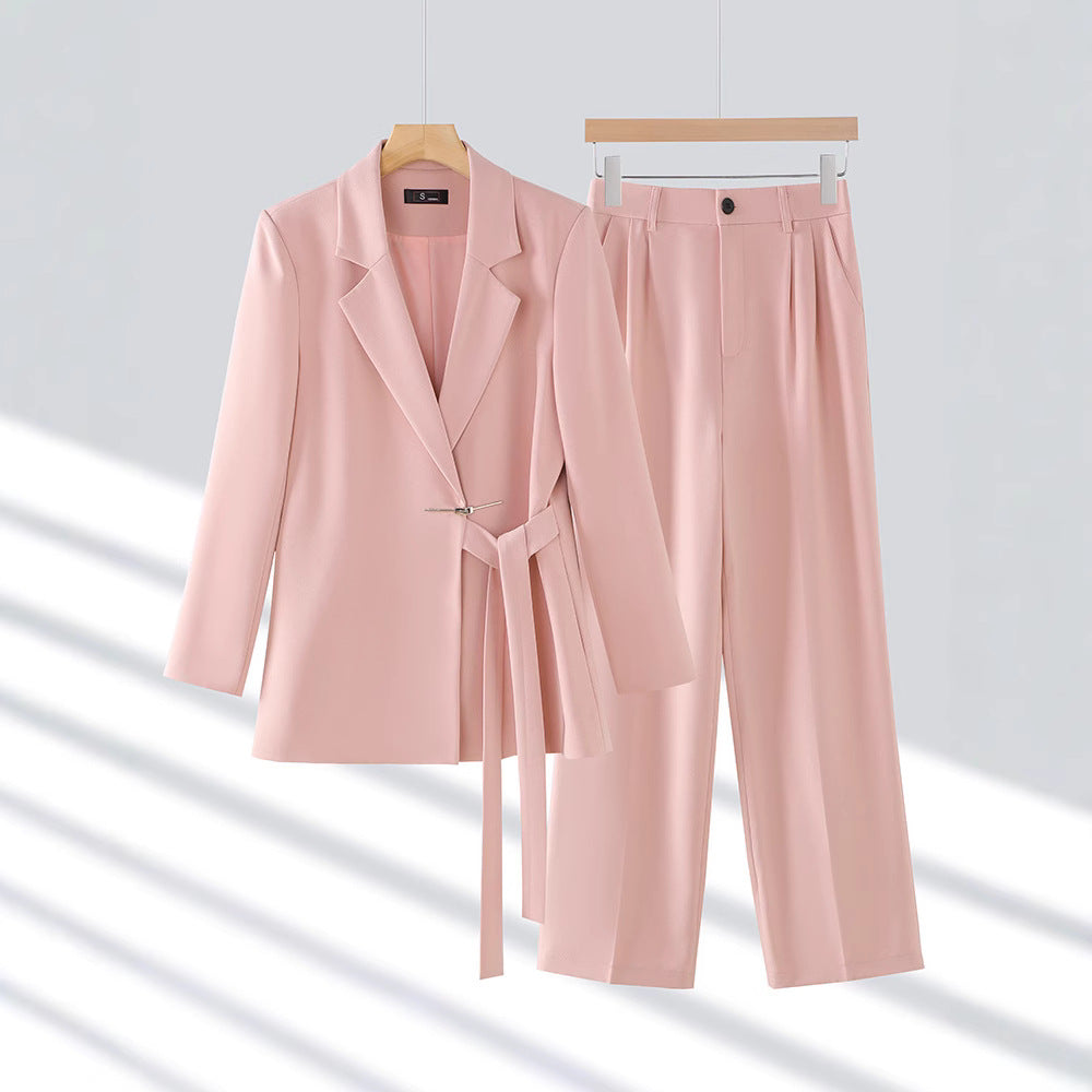 Gabriella | Elegant Women's Tailored Suit Set with Chic Long Blazer