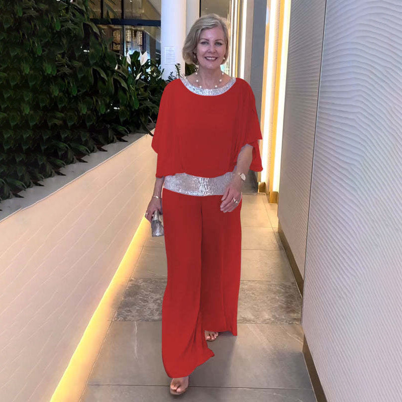 Chic Sequin Set with Elegant Shine