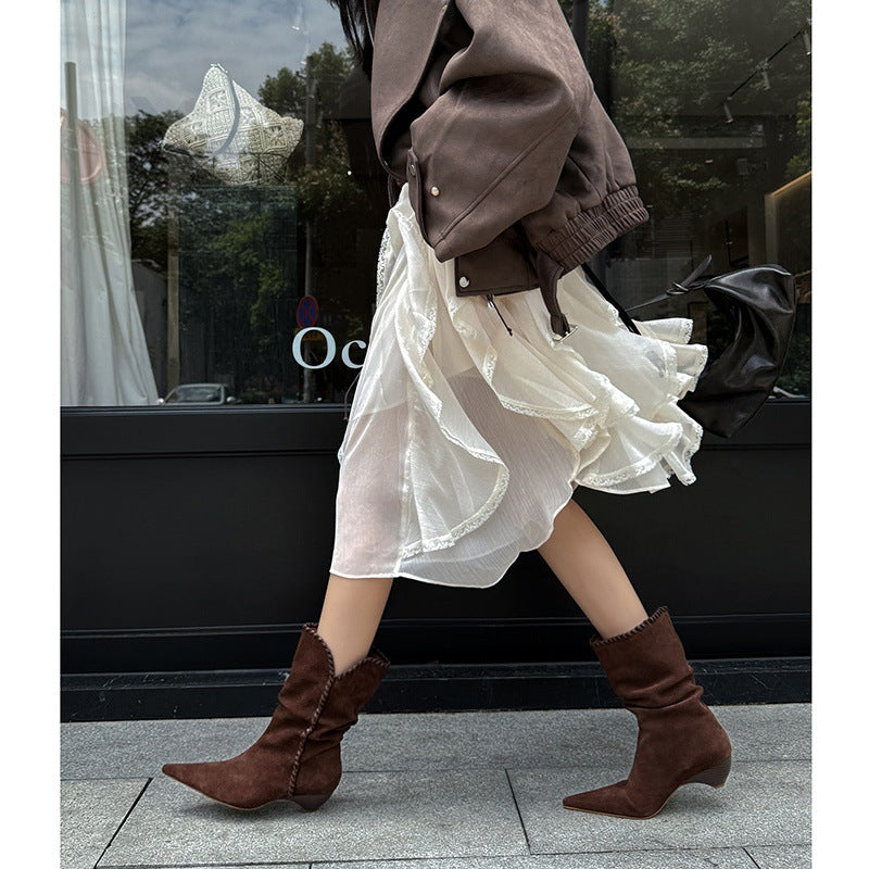 Casual and Elegant Pointed Boots