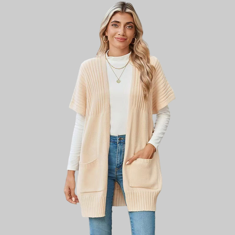 Lightweight Open-Front Knit Cardigan – Effortless Style, Breathable Comfort