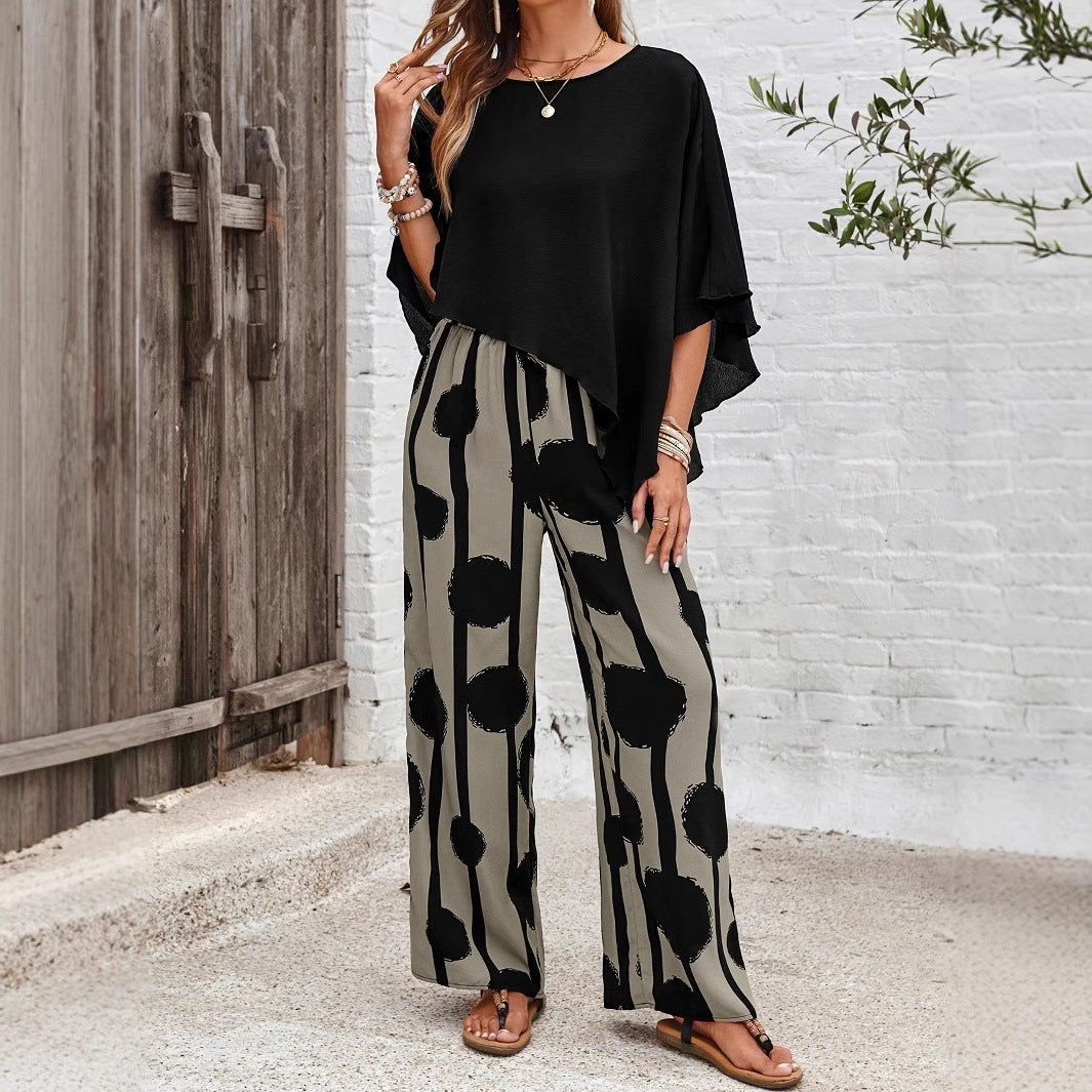 Lightweight set of long pants for summer