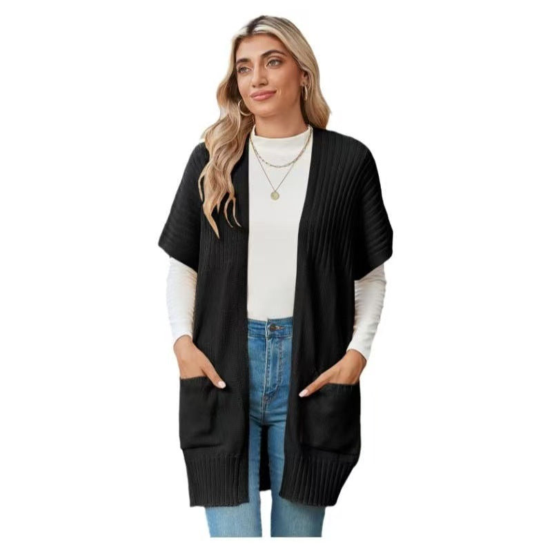 Lightweight Open-Front Knit Cardigan - Effortless Layering Essential