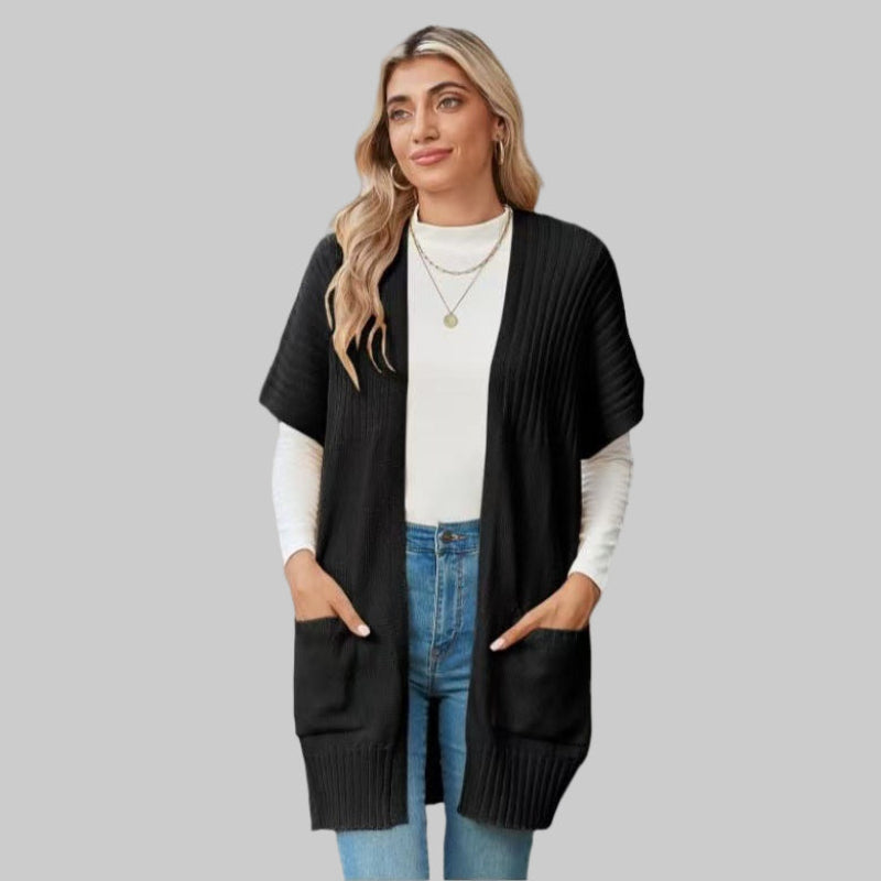 Lightweight Open-Front Knit Cardigan – Effortless Style, Breathable Comfort