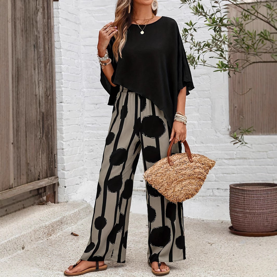 Lightweight set of long pants for summer