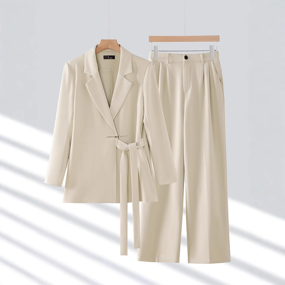 Gabriella | Elegant Women's Tailored Suit Set with Chic Long Blazer