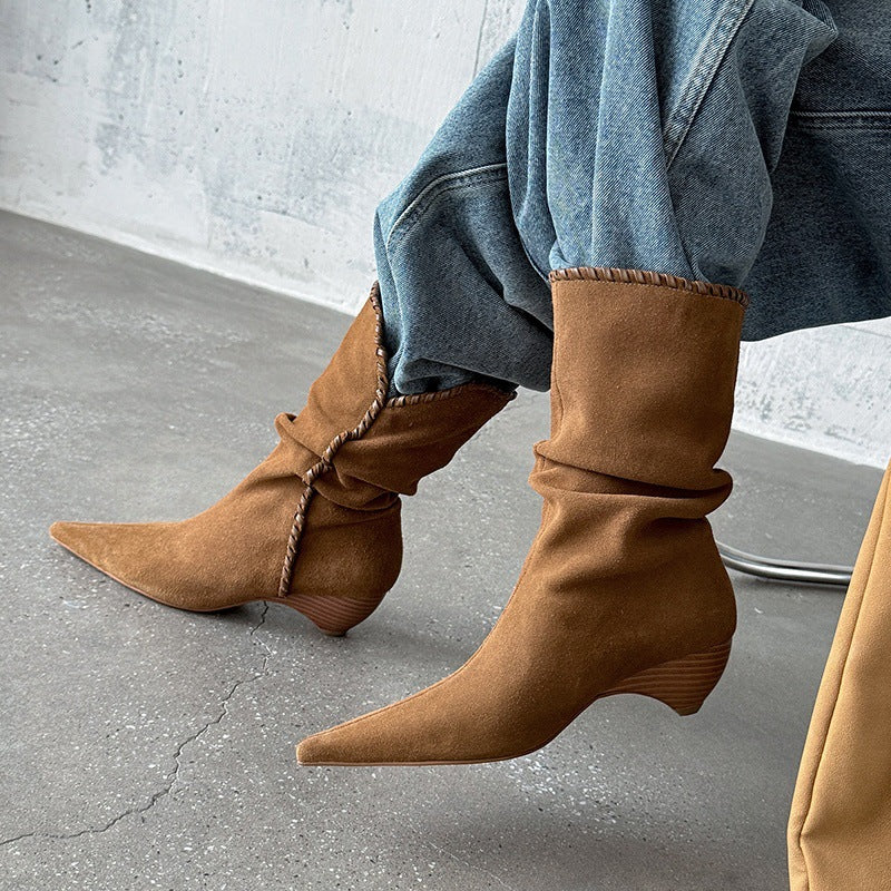 Casual and Elegant Pointed Boots