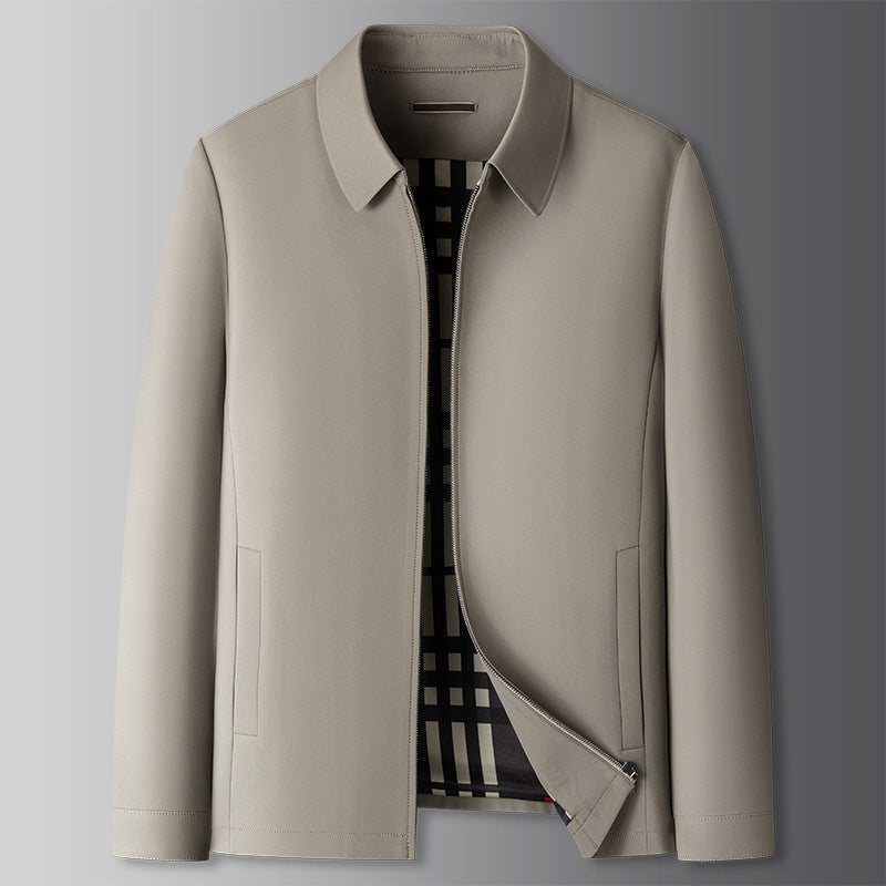 Adolfo Conti Elegant Structured Windbreaker Jacket